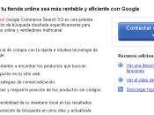 Busca tiendas on-line Google Commerce Search