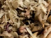 Arroz calamar verduras risotto dieta