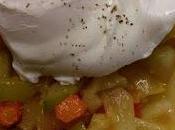 Huevo verduras