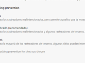 función Prevención seguimiento ahora encuentra habilitada forma predeterminada nuevo Microsoft Edge