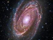 impresionate galaxia vista infrarrojo