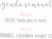 Agenda Semanal 23/09 29/09