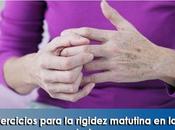 Artricenter: Ejercicios para rigidez matutina dedos