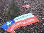 millón personas toma calles Santiago Chile.