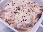 Filetes carne salsa pimienta verde