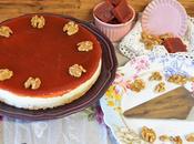 Tarta dulce membrillo queso camembert nueces horno