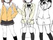 Primeros diseños chicas anime OreSuki