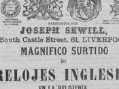 Santander 1869:Relojes ingleses Joseph Sewill