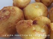 Buñuelos patatas, jamón queso