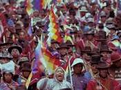 ponchos rojos bolivianos