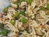 Arroz salteado guisantes