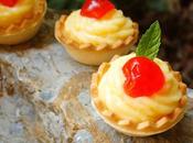 Tartaletas crema naranja