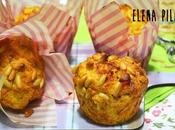 Muffins salados membrillo, beicon piñones