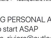 Trabajar como asistente personal yates
