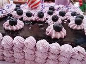 Tarta mousse queso arándanos