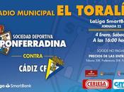 Liga vuelve Toralín enero partido Ponferradina Cádiz