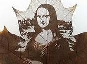Arte Talla Hojas Secas