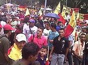 Chávez, pero contra burocratismo: Movimientos populares unidos gritaron Sicariato, Impunidad criminalización luchas sociales! (Galería fotos)