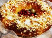Roscón Reyes naranja almendra