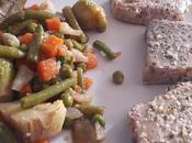 Atún parrilla verdura