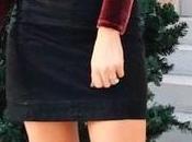 Como Combinar Falda Negra Larga Pegada