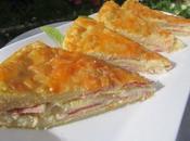 Fainá jamón york queso