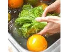 Cómo lavar frutas hortalizas