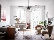 Salón sueco toque frambuesa