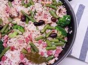 Salteado arroz verduras