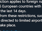 EEUU impone restricciones vuelos provinientes Europa días