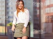Falda Corta Camisa Blanca