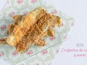 Crujientes calabacín queso parmesano