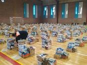 Protección Civil Ponferrada prepara Pabellón José Arroyo Flores para desfavorecidos tengan alimentos