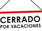 Cerrado vacaciones