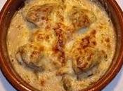 Alcachofas bechamel