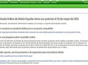 Nokia cierra tiendas online Reino Unido EE.UU.