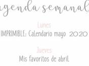 Agenda Semanal 27/04 3/05