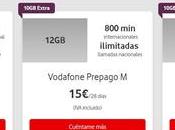 Vodafone mejora tarifas móviles prepago