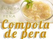 Cómo hacer compota pera