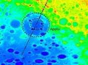 Obtienen imagen corteza inferior Luna suelo cráter profundo