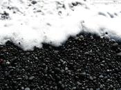 Espuma orilla negra