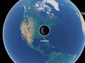 Simulación paso satélites firmamento