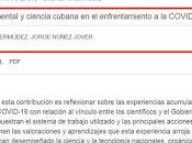 Artículo científico presidente cubano sobre coronavirus gobierno