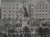 Inauguración estatua Velarde Santander 1880