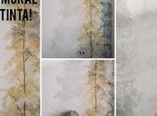 Mural tinta china