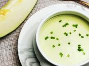 Gazpacho melón, sopa fría deliciosa para verano