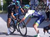 Reglas escritas ciclismo hecho