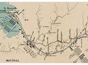 Mapa histórico ruta construcción Canal franceses