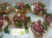 Champiñones rellenos jamón serrano