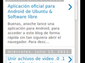 Aplicación oficial para Android Ubuntu Software libre
